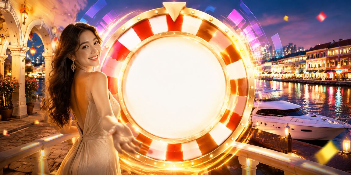 Permainan roulette di Malacca dengan gaya Melayu yang autentik